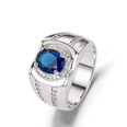 sapphire trendy Europe and the United States diamond ring zircon ring simple jewelrypicture12